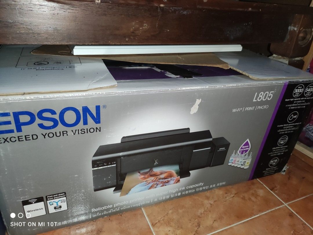 epson l805, Computers & Tech, Printers, Scanners & Copiers on Carousell