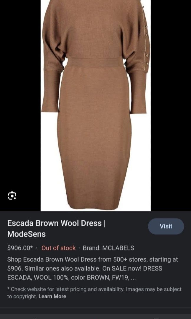 Escada cheap dress sale