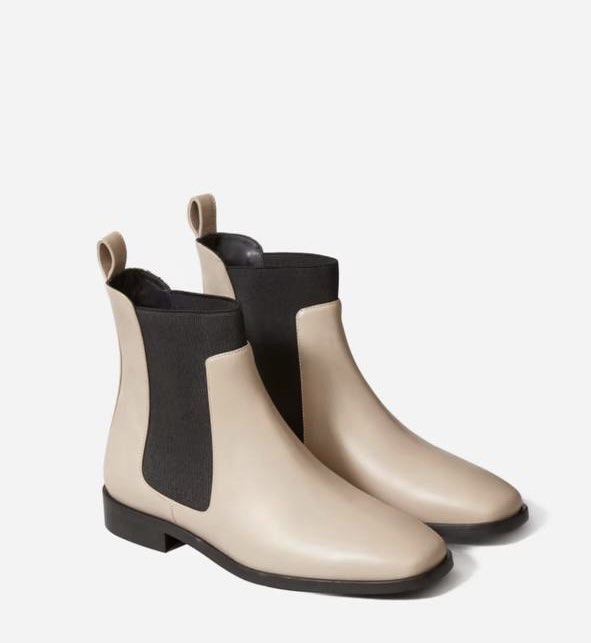 Everlane Italian Square Toe Chelsea Boots Women s Fashion