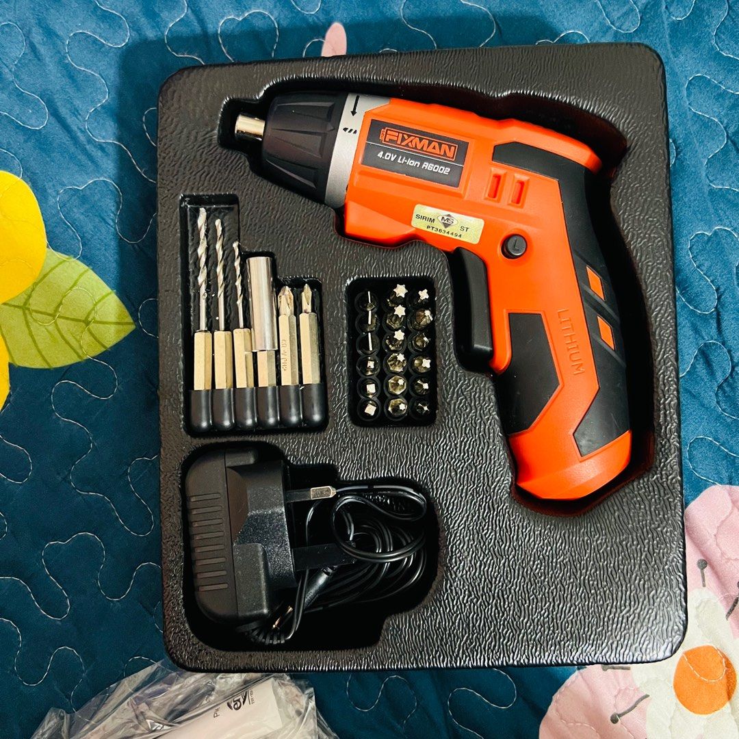 Fixman pro cordless screwdriver drill set online