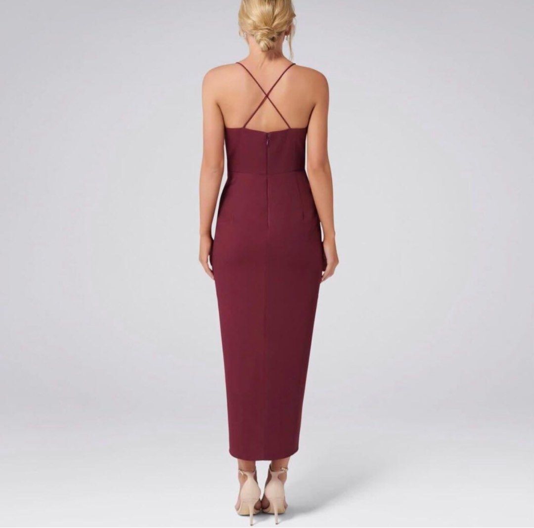 Forever new wine dress 2025