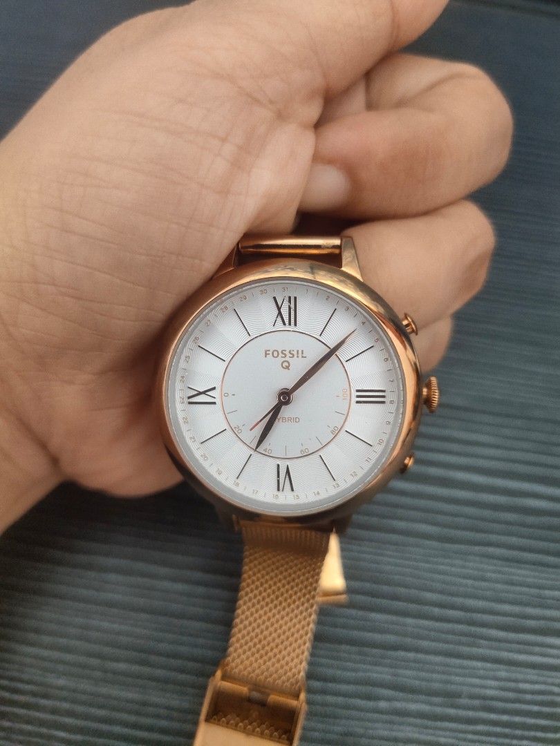 Fossil Q FTW5013 jacqueline hybrid swartwatch Fesyen Wanita Jam