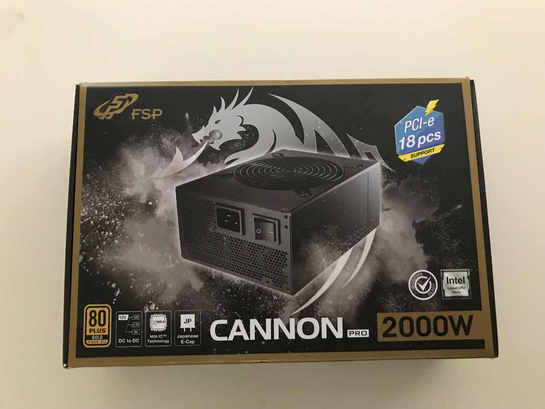 FSP Cannon Pro 2000W Power Supply, Computers & Tech, Parts ...