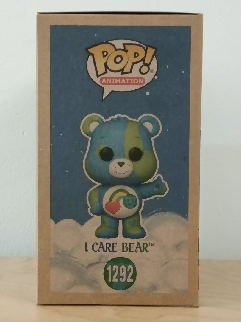 Funko Pop I care Bear Earth Day Care Bear, Hobbies & Toys, Collectibles