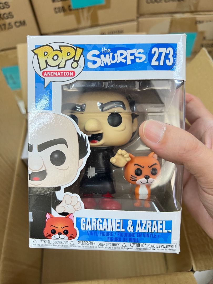 Funko Pop Smurfs Gargamel With Azrael - 3.75 Inch Vinyl Figure