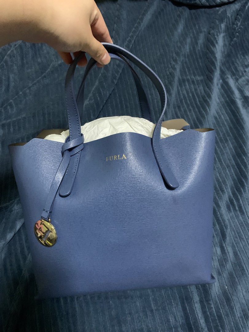 Furla sally small tote, Luxury, Bags & Wallets on Carousell