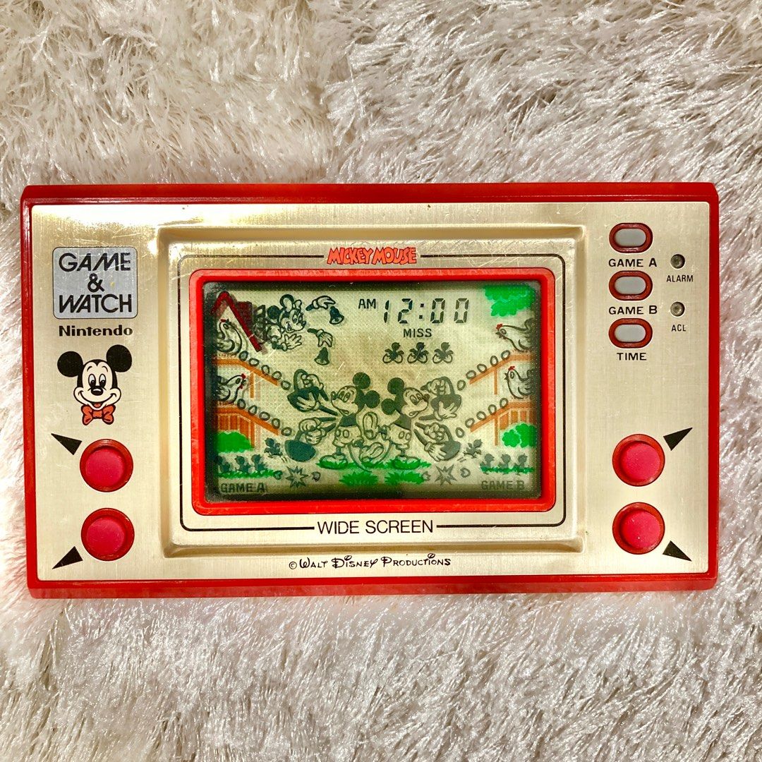 vegne halstørklæde Mekanisk Game and watch Mickey Nintendo Red from Japan, Hobbies & Toys, Collectibles  & Memorabilia, Vintage Collectibles on Carousell