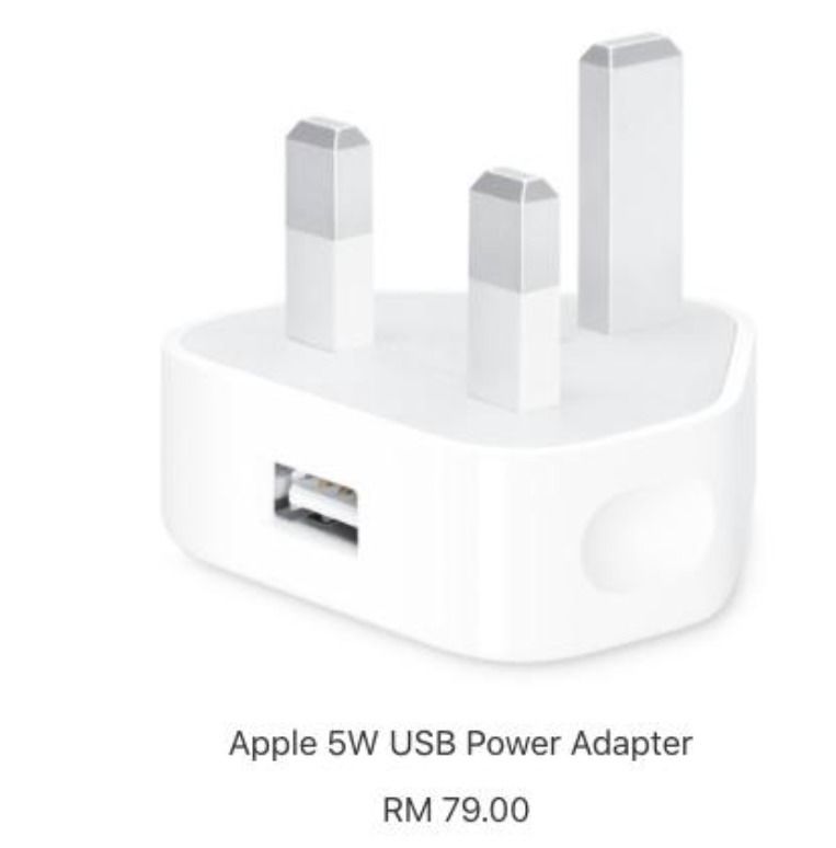 Genuine Apple 5W USB Power Adapter iPhone, iPad, Mobile Phones & & Gadget Accessories, Chargers & Cables on