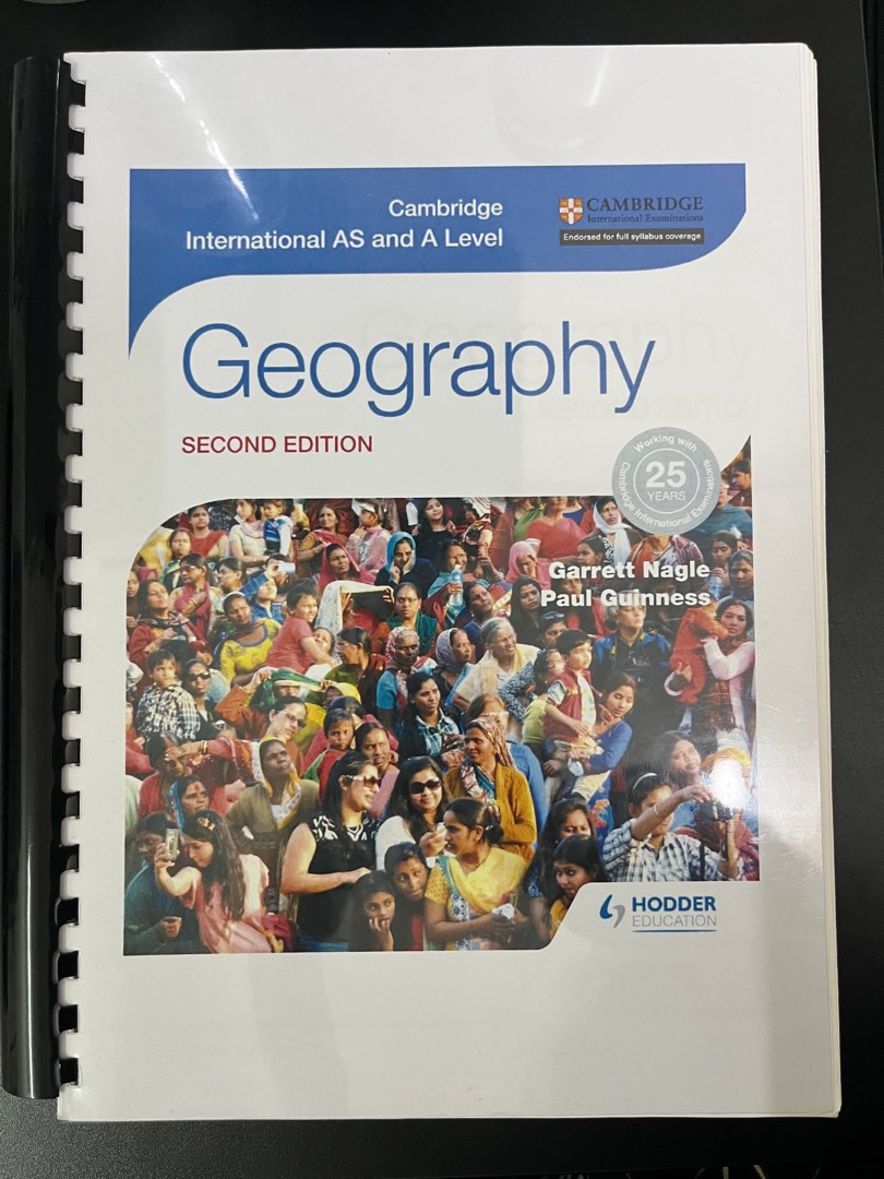 Geography Coursebook Cambridge International AS & A Level 2nd Edition by Hodder Education