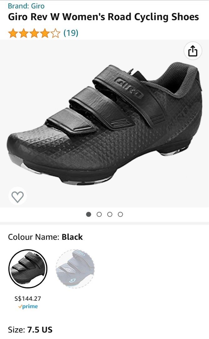 Giro Rev W US 7.5 Cleats Cycling Shoes Sports Equipment