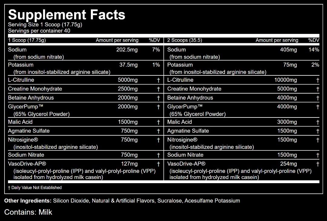 GORILLA MODE Nitric Non Stim PreWorkout Formula (40 Servings), 健康及營養食用品, 健康補充品, 健康補充品 健美營養劑