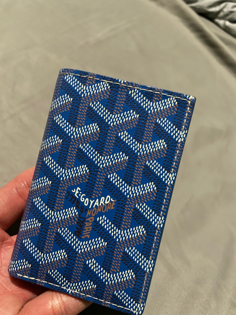 St Pierre Goyard Wallet Card Holder Navy Blue Like New for Sale in