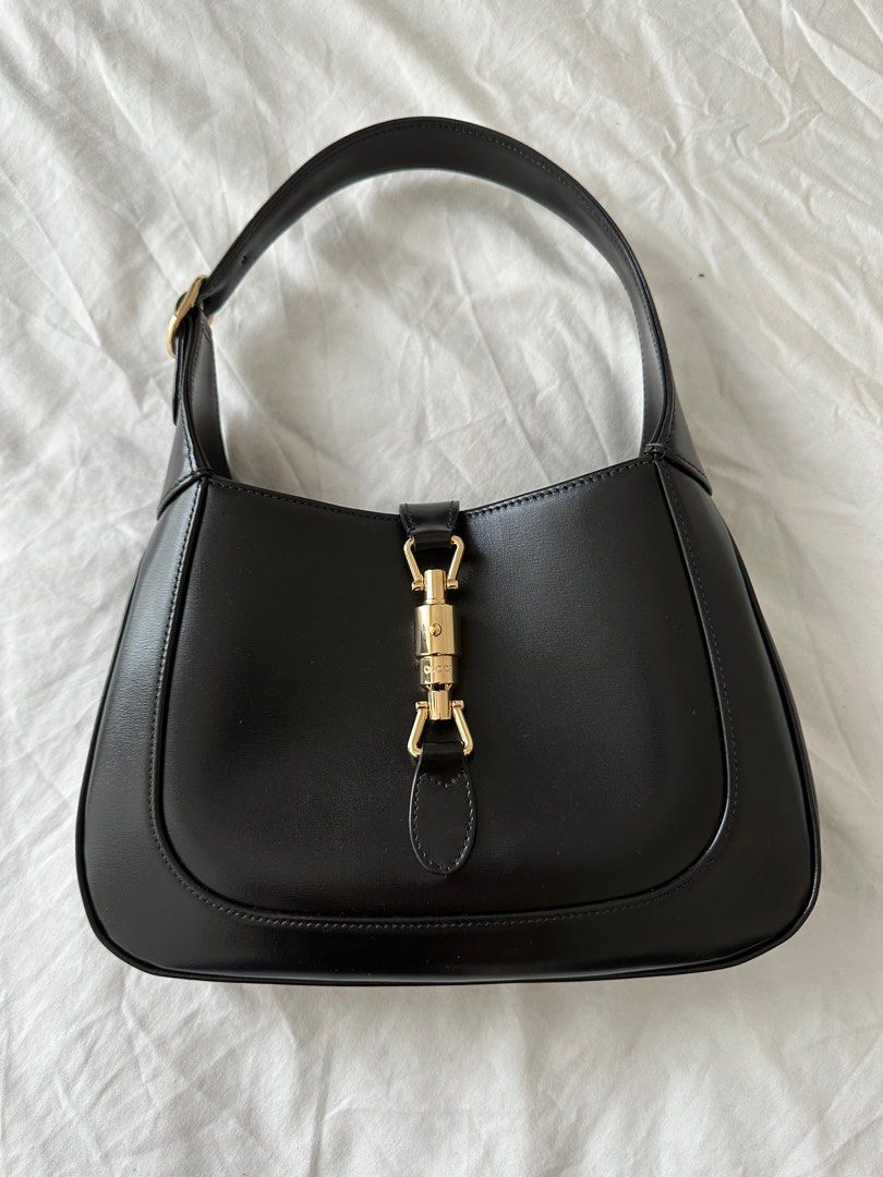 Jackie 1961 Medium Hobo Bag In Black Leather