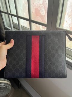 GUCCI MEN CLUTCH (ORIGINAL), Luxury, Bags & Wallets on Carousell