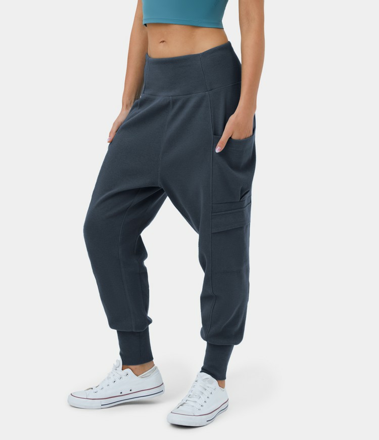 Women's High Waisted Cargo Pocket Flare Yoga Pants - HALARA in 2023