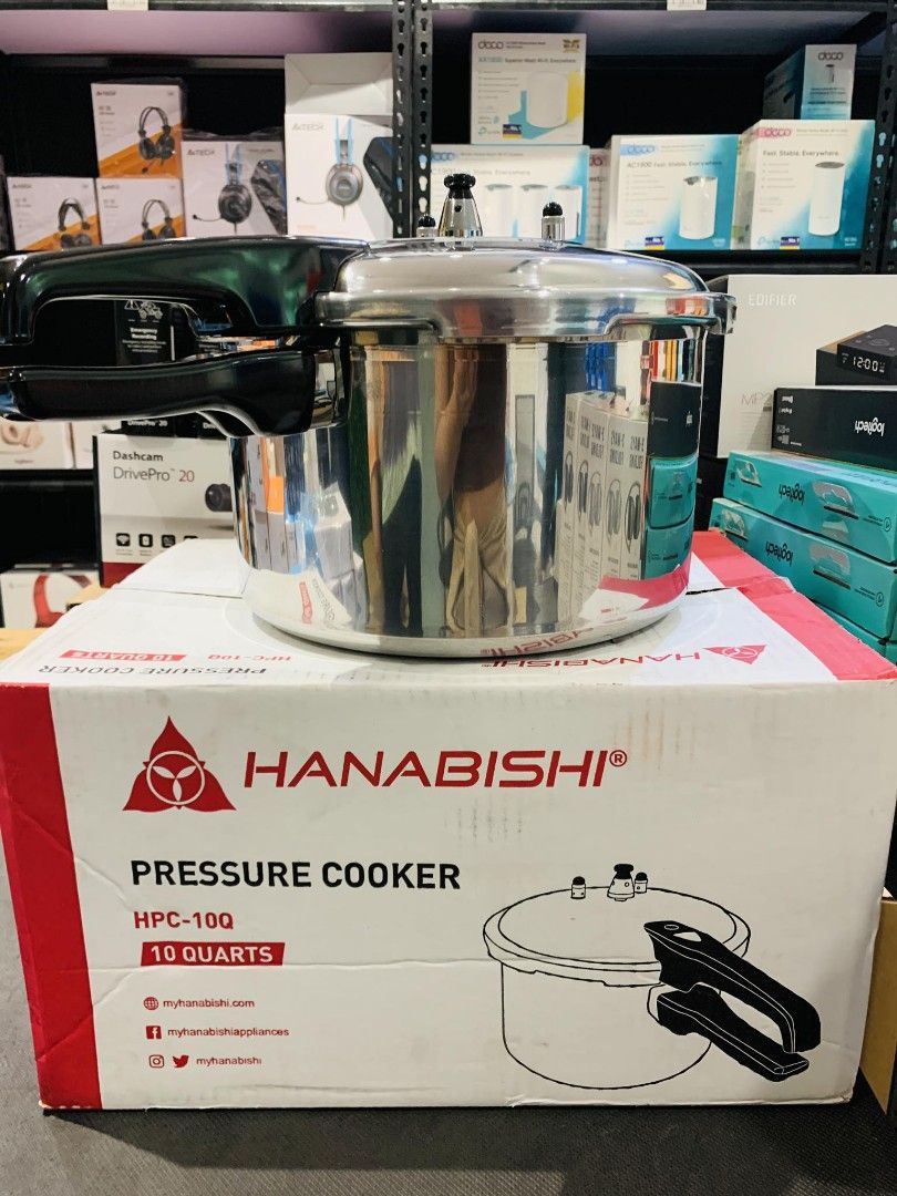 Hanabishi 10 Quartz Pressure Cooker HPC10QC, TV & Home Appliances, Kitchen Appliances, Cookers
