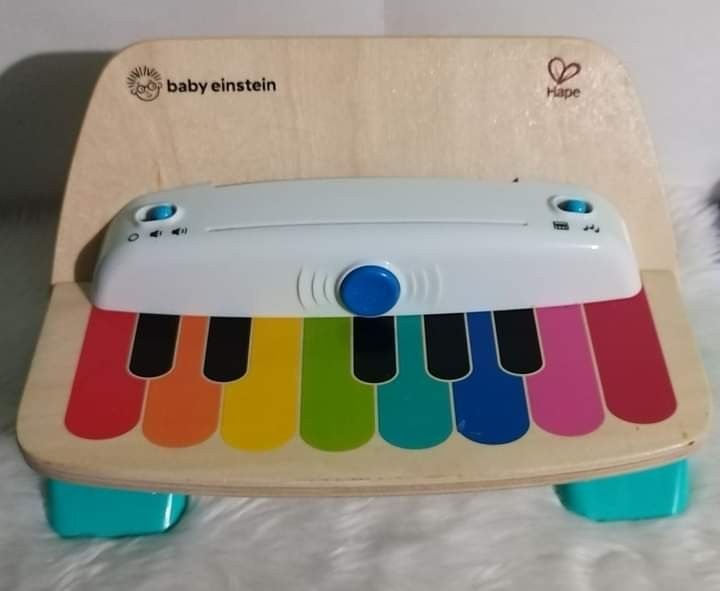 Baby Einstein and Hape Magic Touch Piano Wooden Musical Toddler