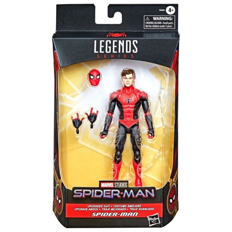 Hasbro Marvel Legends 6 Inch Spider-Man Upgraded Suit Spider-Man ...