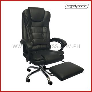 HBC-P800L ERGODYNAMIC Executive High-back Leather chair with footrest, Office Chair, Desk Chair, Computer Chair, Gaming Chair