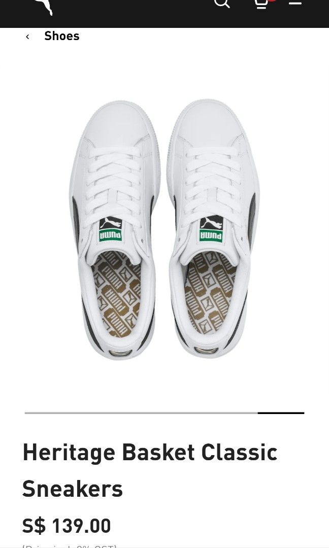 heritage basket classic sneakers