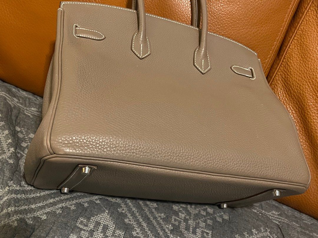 Hermes Birkin 35 Etoupe, Luxury, Bags & Wallets on Carousell