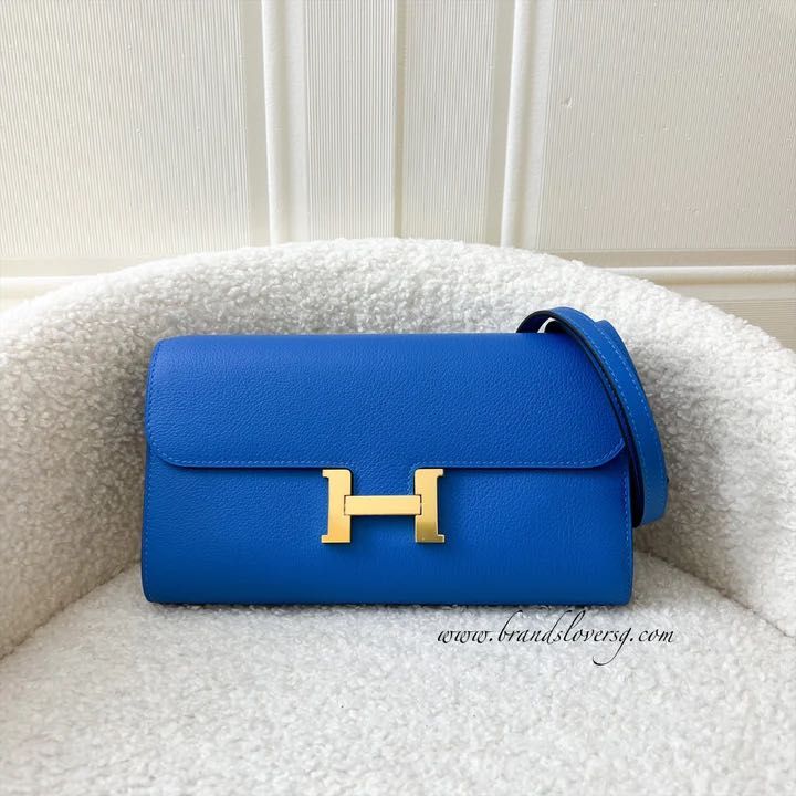 Hermes Constance 14 Mini Compact Wallet with strap, Luxury, Bags & Wallets  on Carousell