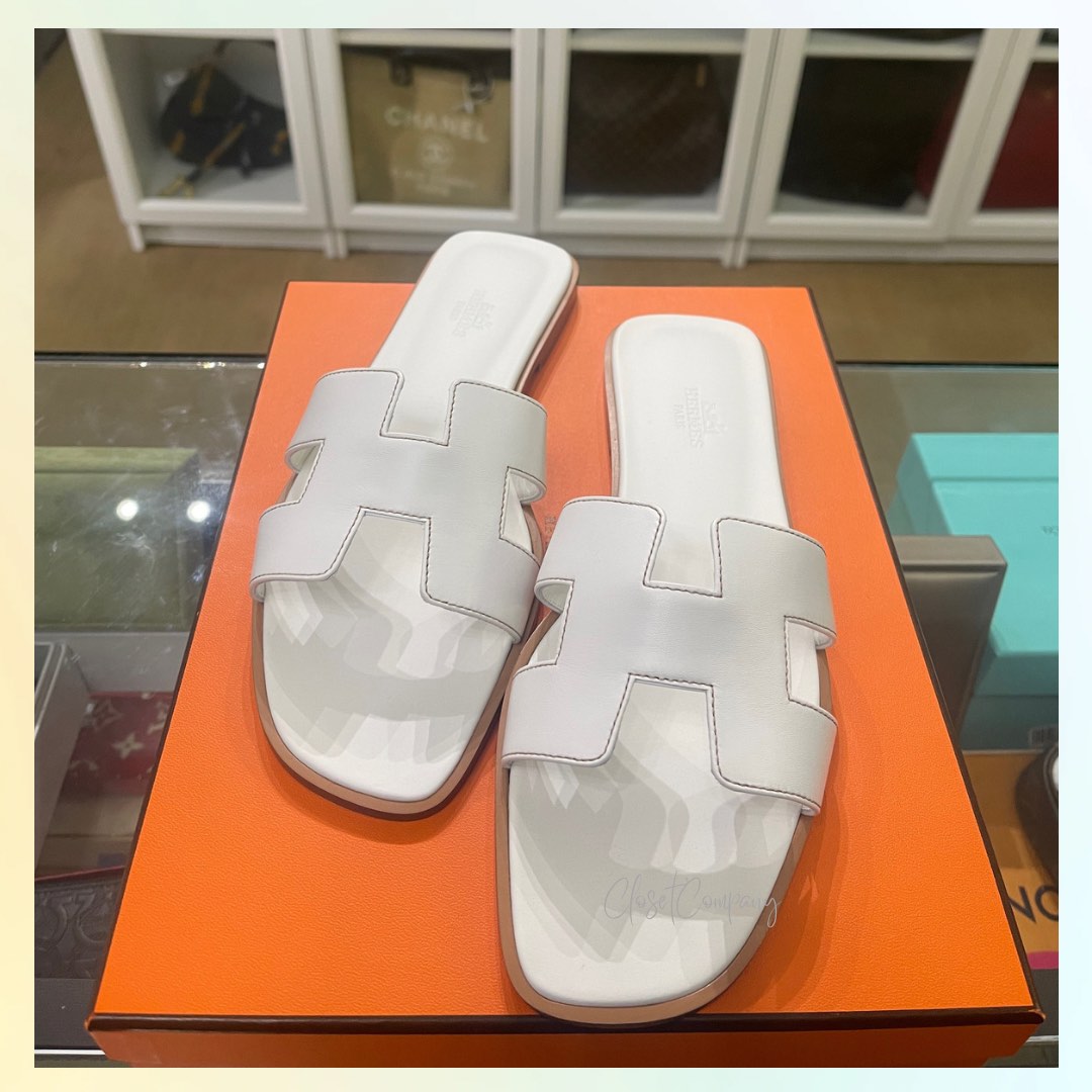 White sandals 2025 hermes