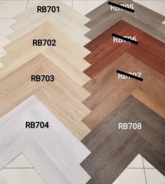 Herringbone SPC Vinyl Flooring - Wear layer 0.3mm, Home Services