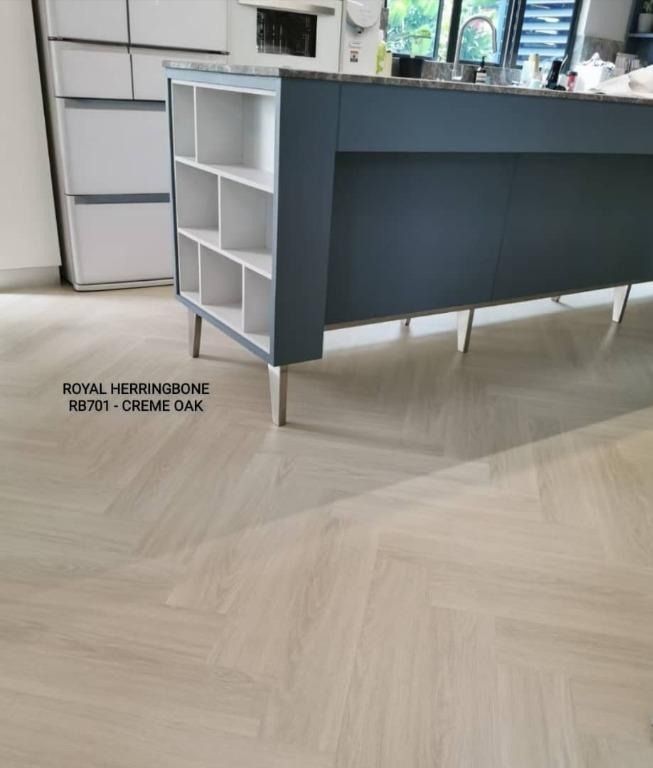 Herringbone SPC Vinyl Flooring - Wear layer 0.3mm, Home Services
