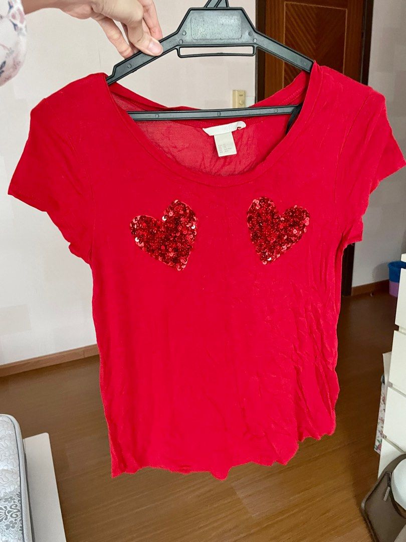 H&m heart shirt deals