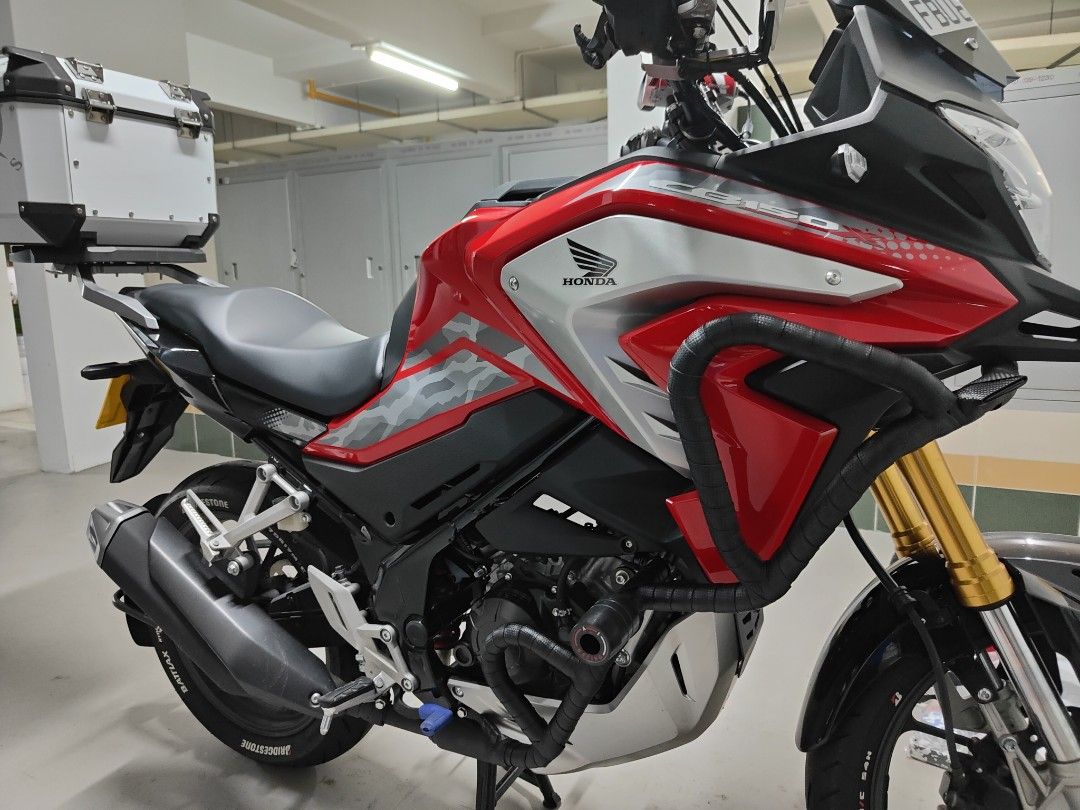 Honda CB150X Crash Bar Wrap Package, Motorcycles, Motorcycle Accessories on Carousell