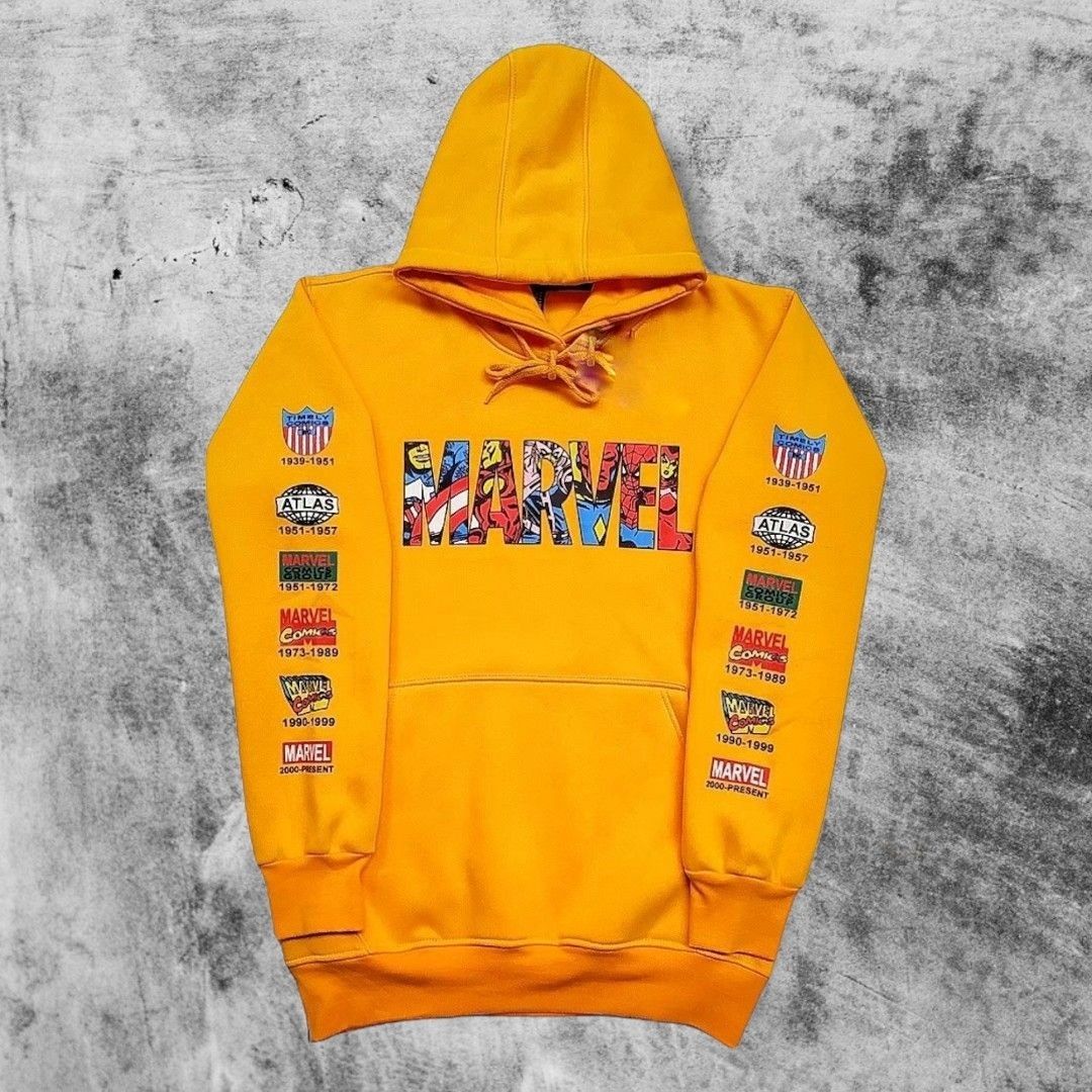 H&m marvel hoodie yellow clearance