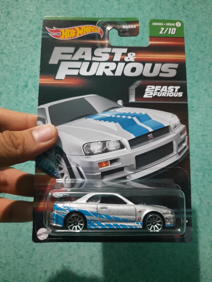 Hot Wheels Fast Furious Nissan Skyline Gt R Bnr Toys Collectibles Mainan Di Carousell