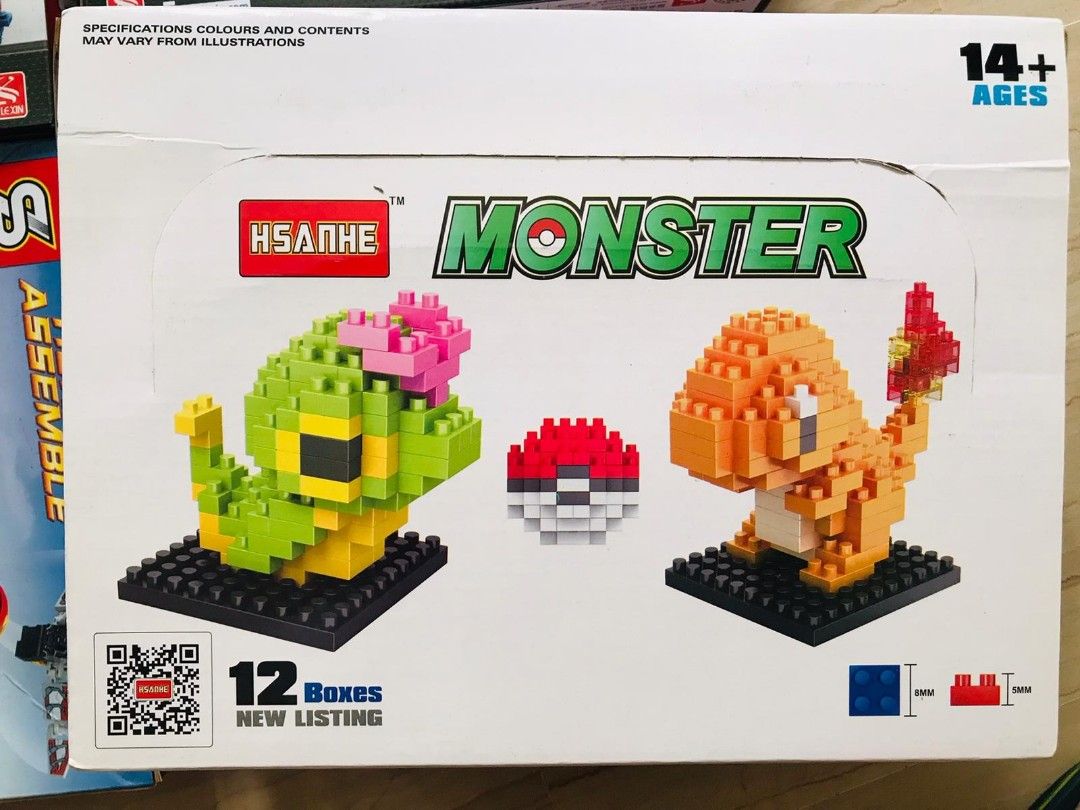 Pokemon mini blocks, Hobbies & Toys, Toys & Games on Carousell