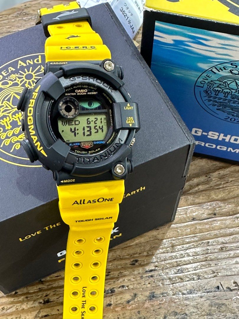 I.C.E.R.C X G-SHOCK FROGMAN GW-8200K-9JR LOVE THE SEA AND THE