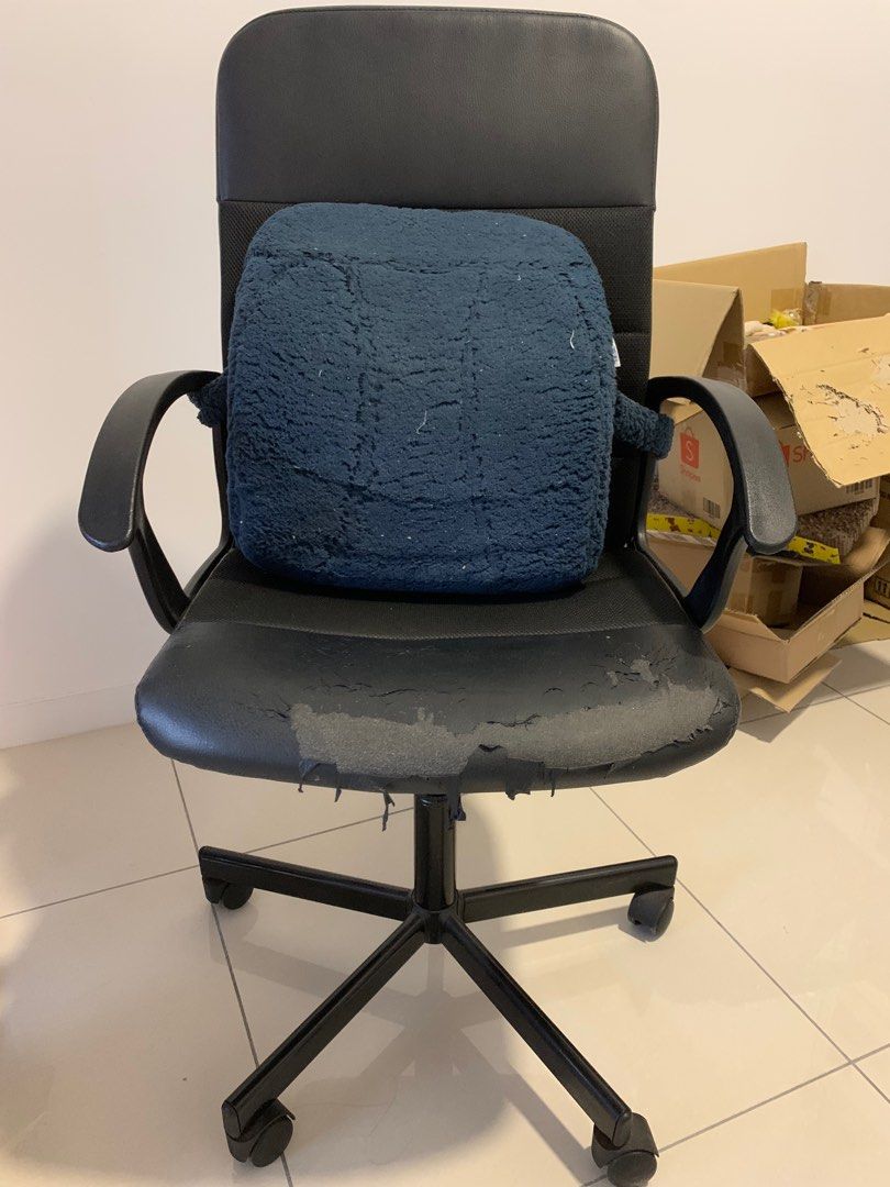 IKEA chair RENBERGET with back support pillow Furniture Home