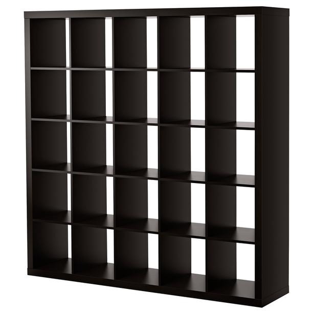 Ikea kallax 5x5 black deals
