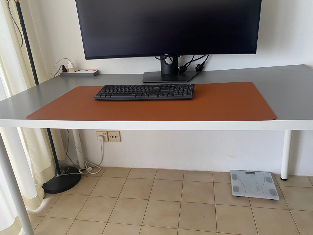 Ikea work table + Office table, Furniture & Home Living, Furniture