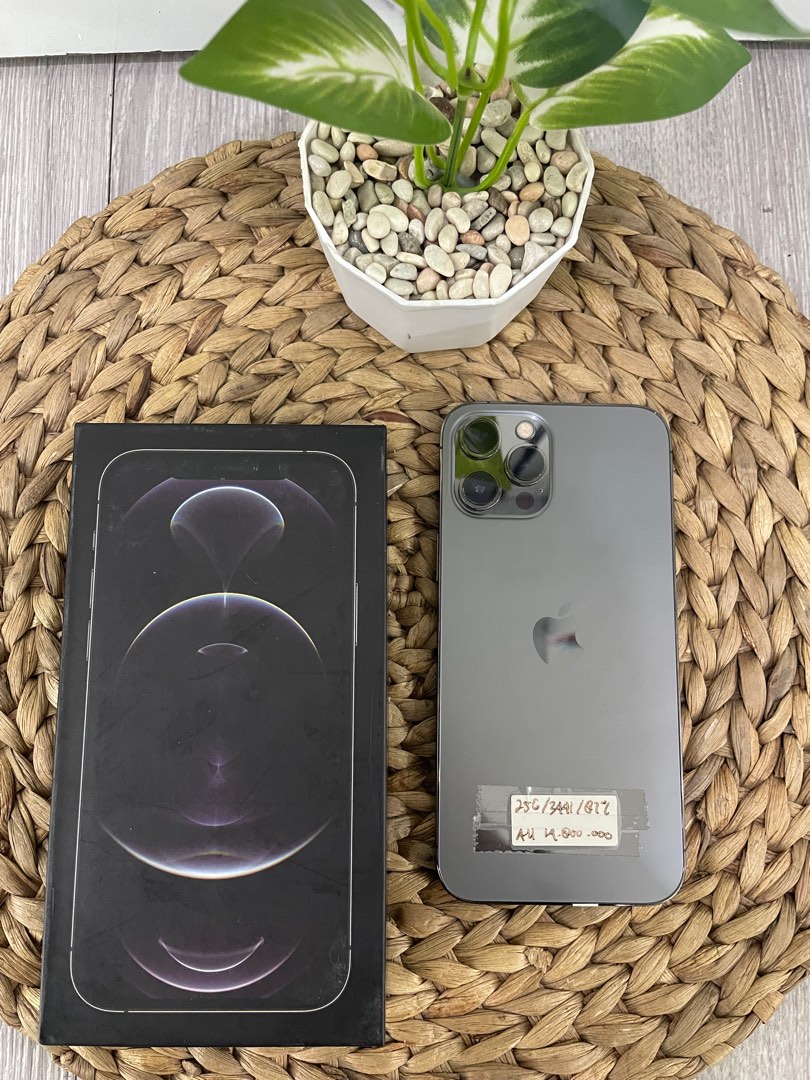 iPhone 12 pro max 256GB grey All bisa tukar tambah fullset, Telepon ...