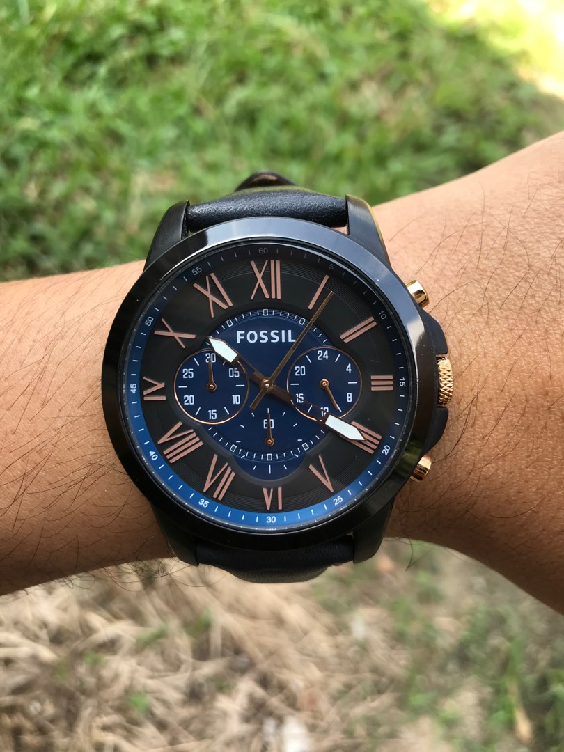 Jam 2025 fossil chronograph