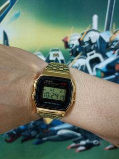 Jam tangan vintage brand casio a159wge watch