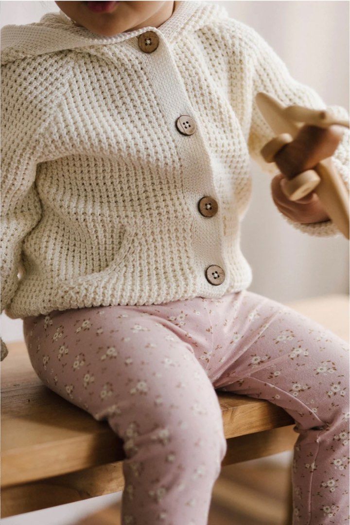 White knitted cardigan baby boy shop