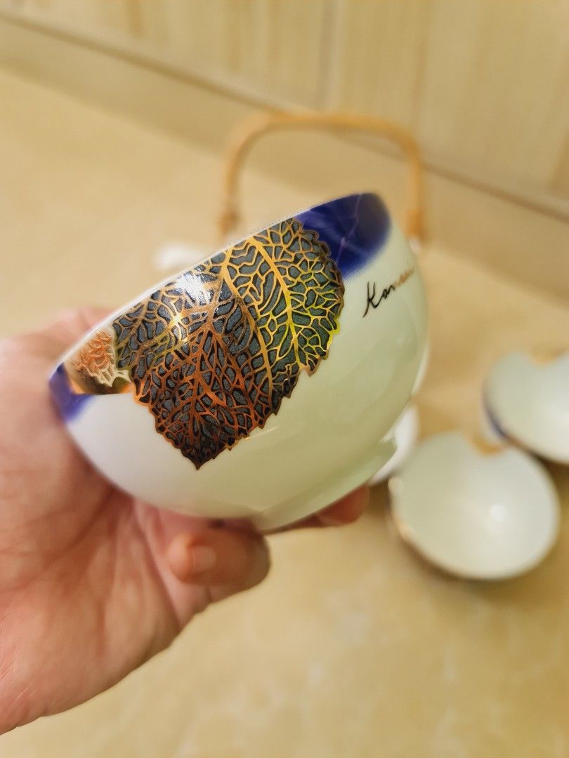 Kansai tea set Japan fine china on Carousell