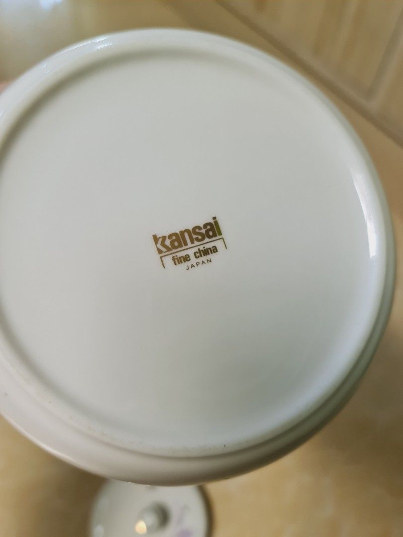 Kansai tea set Japan fine china on Carousell