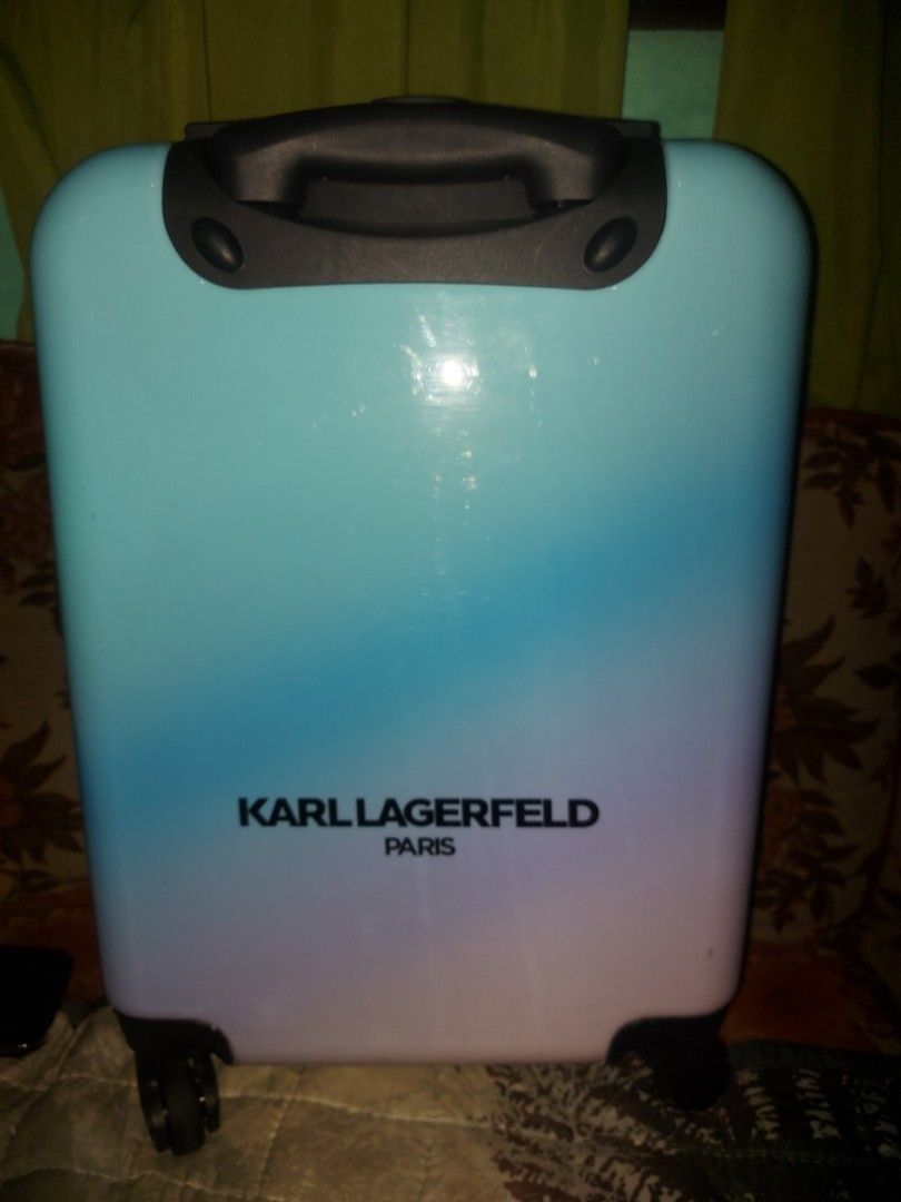 Karl lagerfeld luggage cabin size on Carousell
