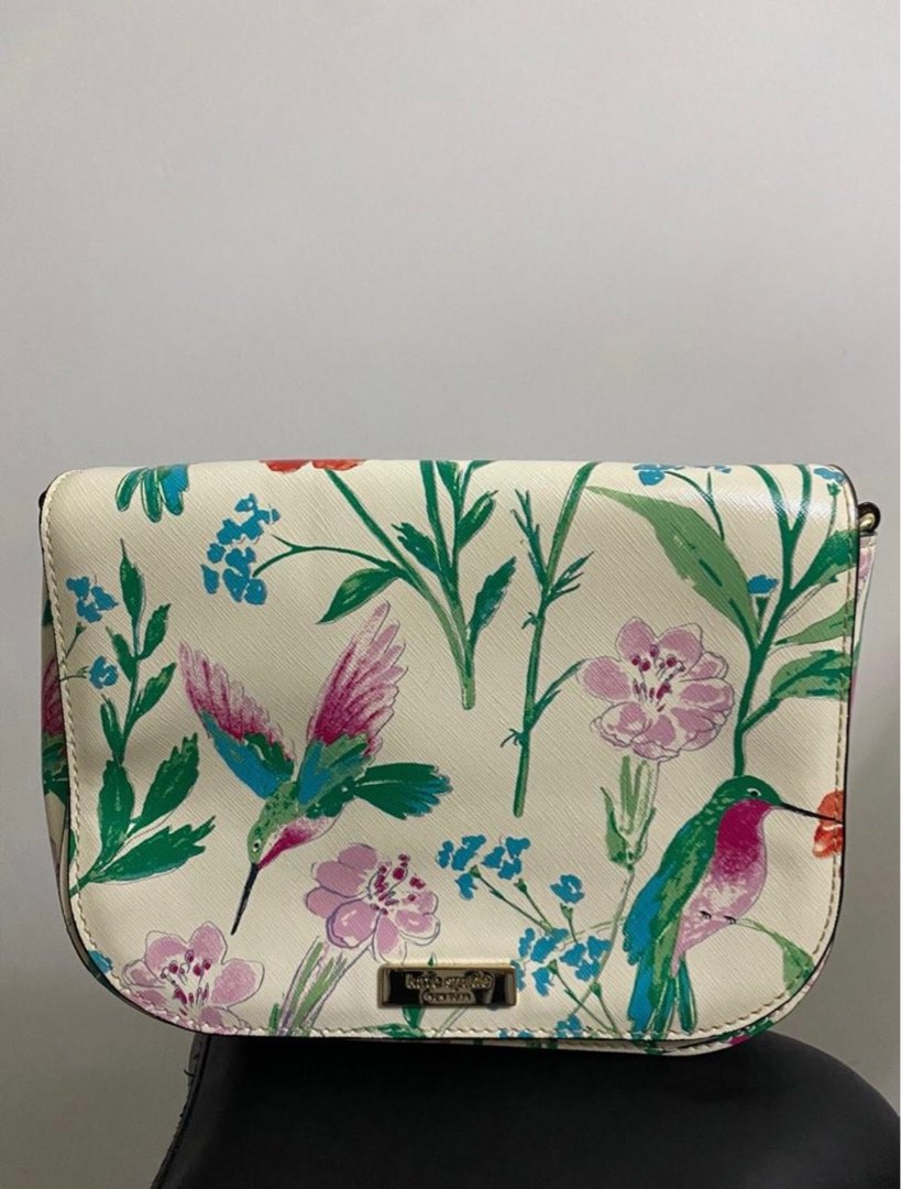 Kate Spade hummingbird floral crossbody bag sling bag summer
