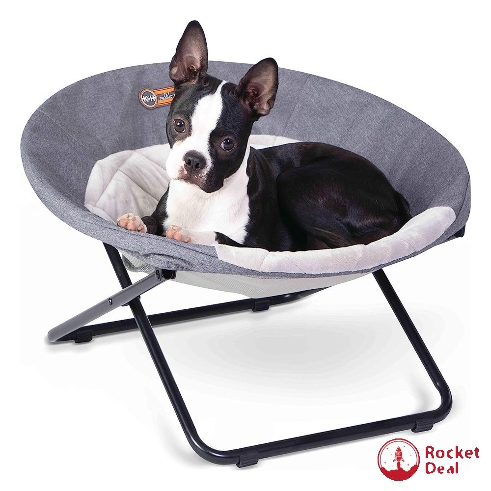 K H PET PRODUCTS Elevated Cozy Cot Classy Gray Medium 24 Inches Pet Supplies Homes Other Pet Accessories on Carousell