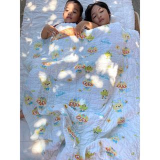 Kids Pororo Toddler Quilted Blanket/ Nap Mat