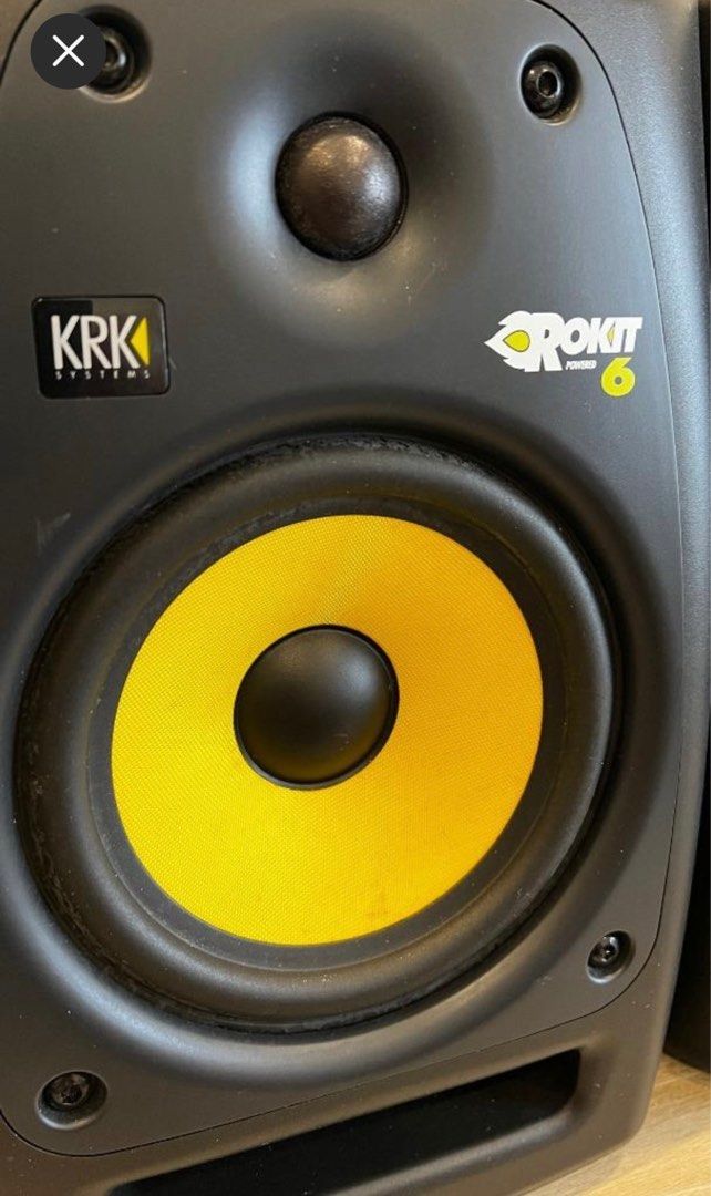 KRK ROKIT 6 Pair Studio Monitor / Speaker Monitor, Audio, Soundbars