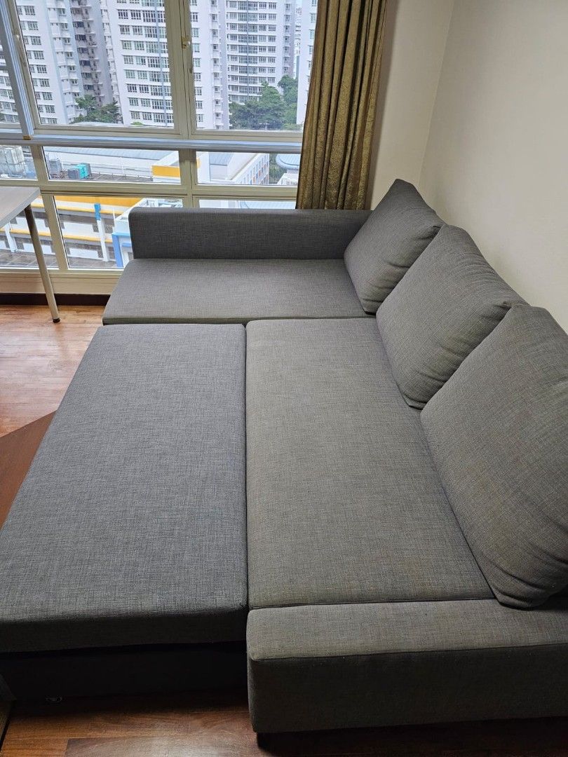 L Shape Sofa Bed Ikea, Furniture & Home Living, Furniture, Sofas on